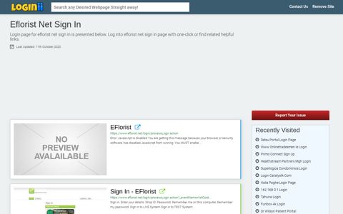 Eflorist Net Sign In - Loginii.com