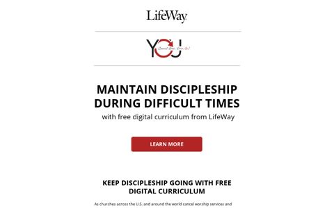 LifeWay YOU! - Free Digital Curriculum - Ministry Grid