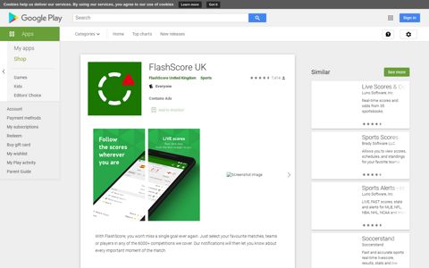 FlashScore UK - Apps on Google Play