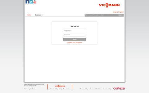 Login - Viessmann Installer Portal