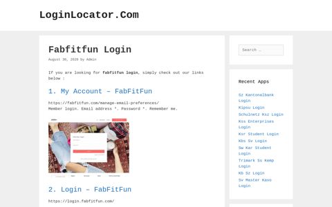 Fabfitfun Login - LoginLocator.Com