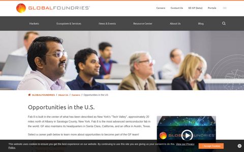 Opportunities in the US | GLOBALFOUNDRIES