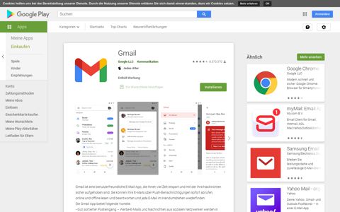 Gmail – Apps bei Google Play