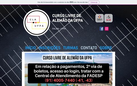 CLA UFPa | Contato - Wix.com