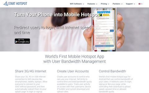 Free Mobile Hotspot App - Portable WiFi Hotspot Software
