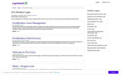 Five Brothers Login FiveBrothers Asset Management - http ...