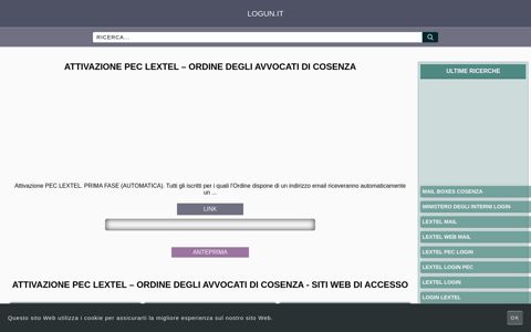 Attivazione PEC LEXTEL – ORDINE DEGLI AVVOCATI DI ...