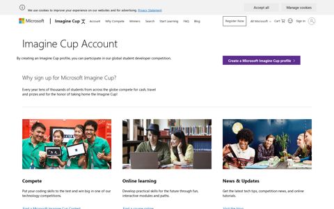 Microsoft Imagine Cup : Account | Imagine Cup