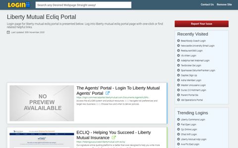 Liberty Mutual Ecliq Portal - Loginii.com