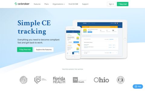 CE Broker | Simple Continuing Education Tracking