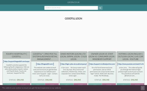 goodtill login - General Information about Login - logen