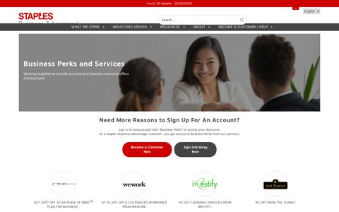 Business Services - Staples Business Advantage™ Canada