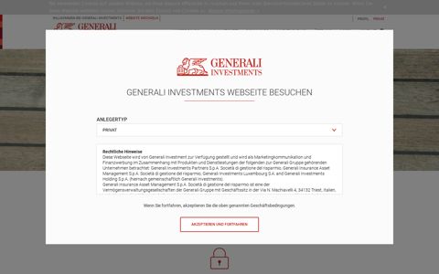 Login | Generali Investments | German Group Network