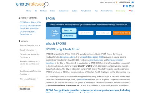 EPCOR Electricity Plans & Natural Gas Rates - Energyrates.ca
