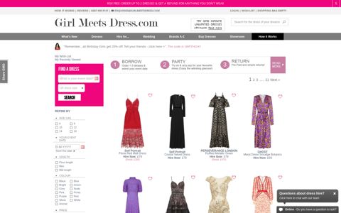 Girl Meets Dress | Dress Hire | Rent a Dress UK