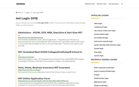 Imt Login 2018 ❤️ One Click Access - iLoveLogin