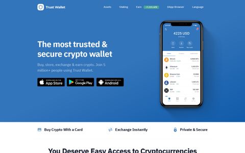 Trust Wallet: Best Cryptocurrency Wallet | Ethereum Wallet ...