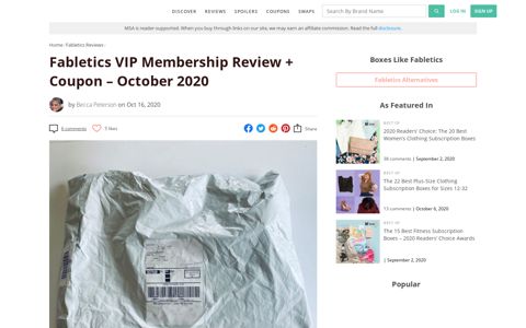 Fabletics VIP Membership Review + Coupon - October 2020 ...