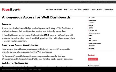 Anonymous Access for Wall Dashboard | www.neteye-blog.com