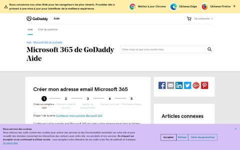 Create my Microsoft 365 email address - GoDaddy