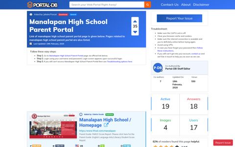 Manalapan High School Parent Portal