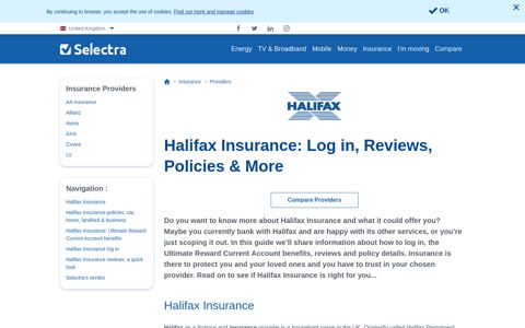 Halifax Insurance: Log in, Reviews, Policies & More - Selectra