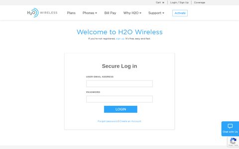 My Account - H2O Wireless