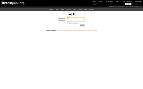 Log In | litecoinpool.org