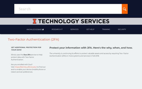 Two-Factor Authentication (2FA) | Technology Services at Illinois