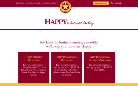 Happy Business Banking - Happy State Bank
