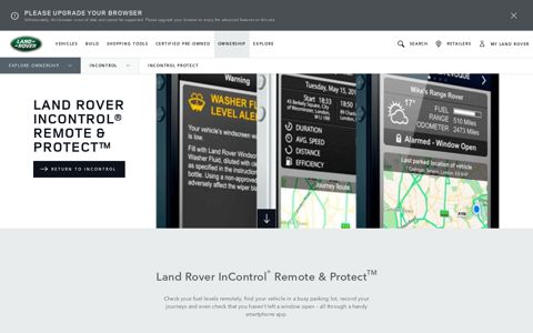 Land Rover InControl® Remote & Protect™ | Land Rover USA