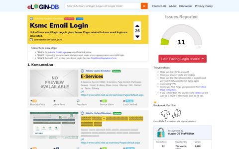 Ksmc Email Login - A database full of login pages from all ...