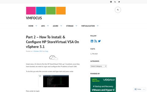 Part 2 – How To Install & Configure HP StoreVirtual VSA On ...