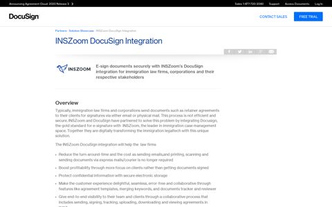 INSZoom DocuSign Integration | DocuSign
