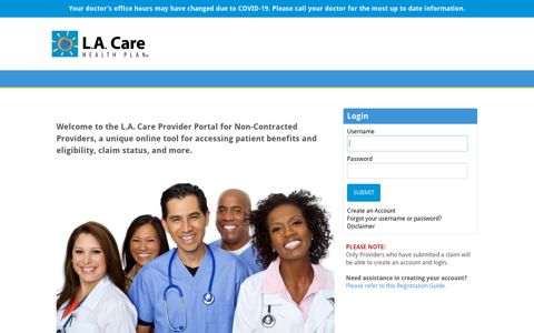 L.A. Care Provider Portal