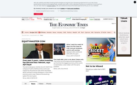 equitymaster com News and Updates from The Economic Times