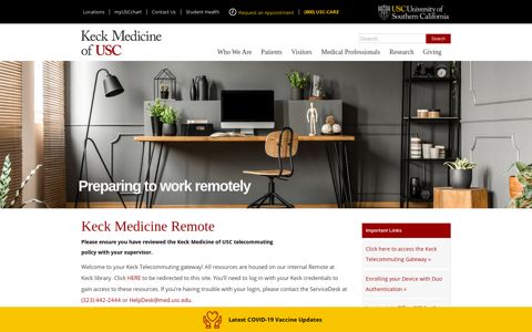 Remote | Keck Medicine of USC