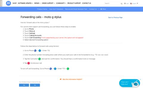 Forwarding calls - moto g stylus - Motorola Support - US