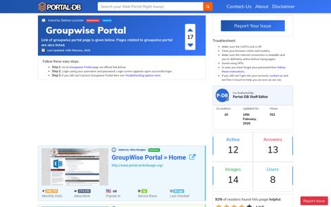 Groupwise Portal