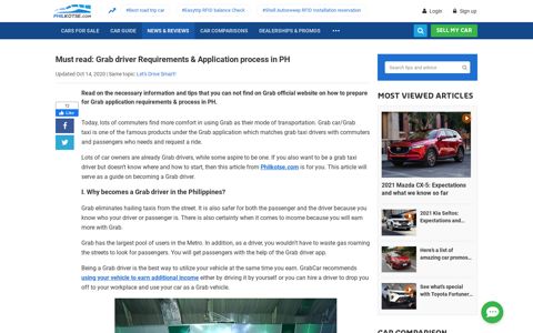Must read: Grab driver Requirements & Application process in ...