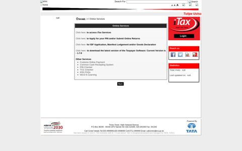 Online Services - KRA Itax