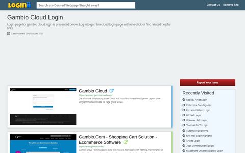Gambio Cloud Login | Accedi Gambio Cloud - Loginii.com
