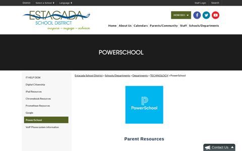 PowerSchool - Estacada School District
