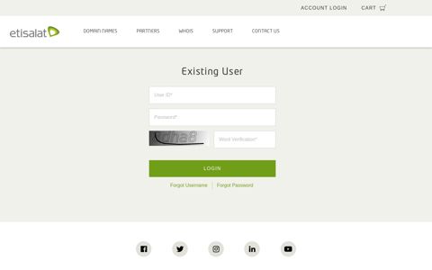 Submit a Ticket - Etisalat Domains Storefront