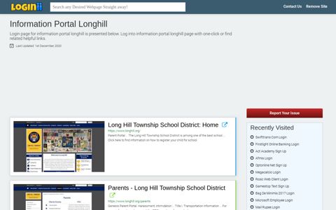 Information Portal Longhill - Loginii.com