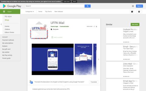 UFPA Mail – Apps on Google Play