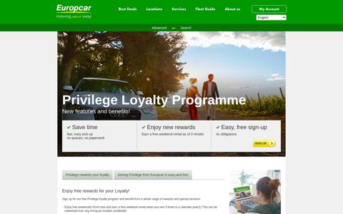 Privilege Loyalty Programme - Europcar Dubai -