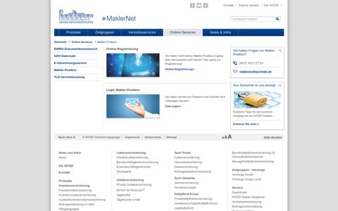 Makler-Postbox - INTER MaklerNet