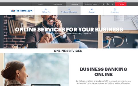Corporate Online Services - First Horizon Bank