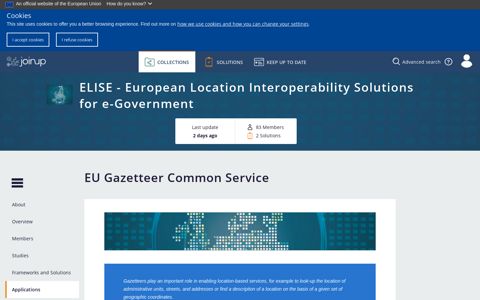 EU Gazetteer Common Service | Joinup